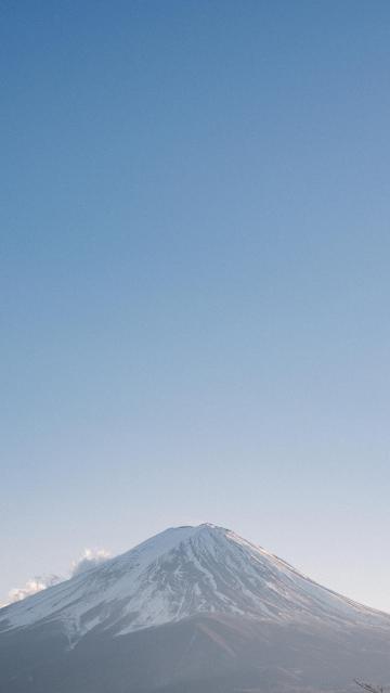 富士山朦胧美景
