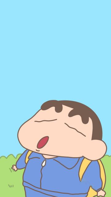 蜡笔小新犯困呆萌的表情包