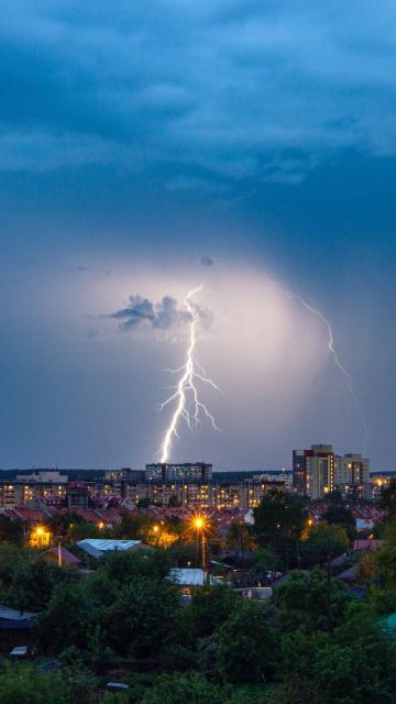 自然景象雷电风光