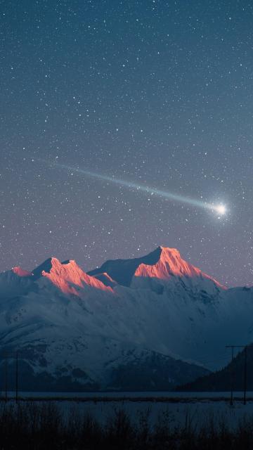 划过星空的璀璨流星
